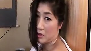 Dutiful Asian wife sucks on his meat then bends over for do