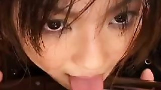 Kinky Japanese chick satisfies her overwhelming desire for
