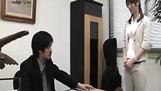 Classy Japanese lady plays out her wild sexual fantasy in t