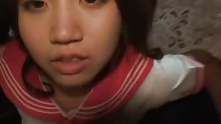 Fabulous Japanese girl Kokoro Hanano in Horny Blowjob, Car JAV video