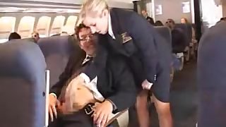 american stewardess handjob part 1