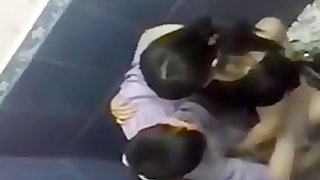 Spying malay couple having sex in public toilet