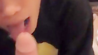 Filipina blow cum in throat