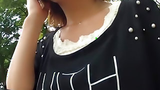 Nasty japanese Kaho Kasumi enjoys outdoor hard fuck