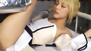 Blonde beauty in amazing hardcore sex actions
