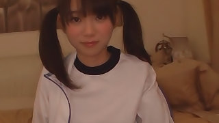 Young Asuka Hoshino sucks cock and enjoys it