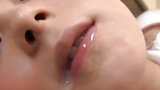 She gets jizzed after sex