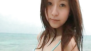 Sexy beach outing with mesmerizing Japanese sweetheart