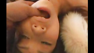 Naked and daring japanese  is masturbating her pussy