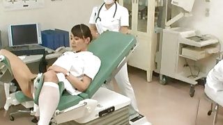 Sexy and young nurse is having fuck in the medical room